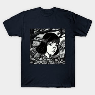 Black and white portrait of woman T-Shirt